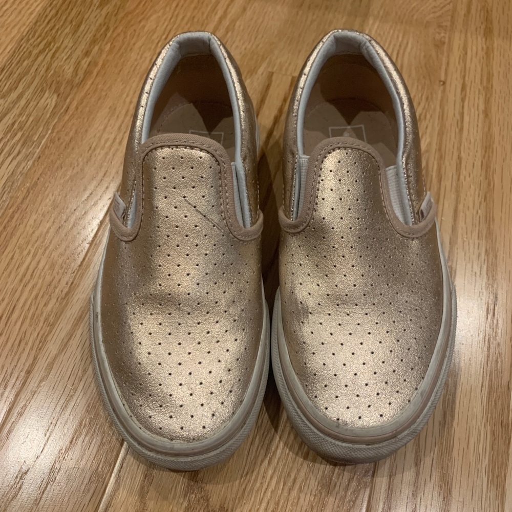 Rose Gold Vans - size 1